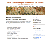 Tablet Screenshot of deanfrancis.ca